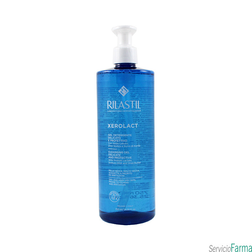 Rilastil Xerolact Gel limpiador delicado y protector 750 ml