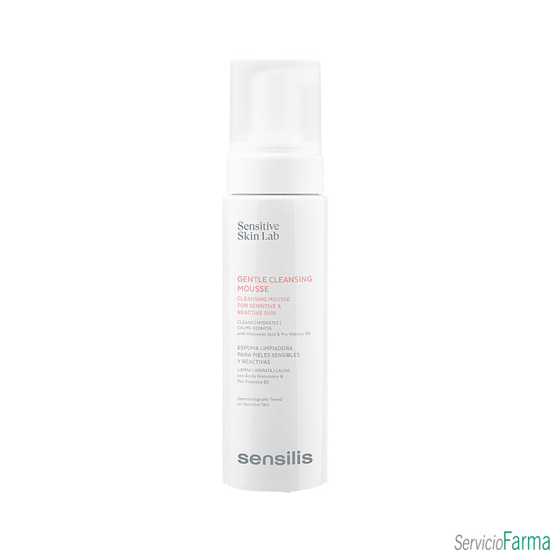 Sensilis Espuma limpiadora Gentle Cleansing Mousse Piel reactiva 200 ml