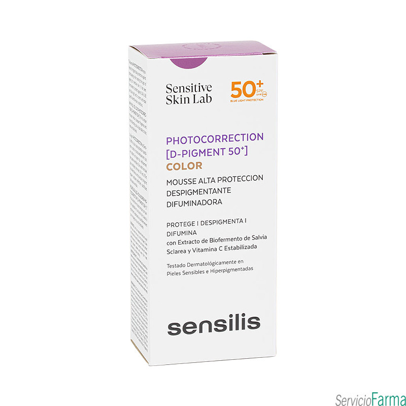 Sensilis Photocorrection D Pigment 50+ COLOR Mousse despigmentante 40 ml