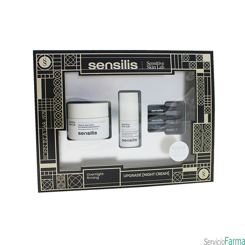 Sensilis Upgrade Creme Noite 50 ml + PRESENTE Upgrade Olhos + PRESENTE Upgrade Ampolas