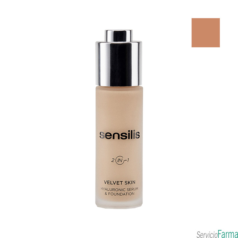 Sensilis Velvet Skin Hyaluronic Sérum & Foundation 05 Sand 