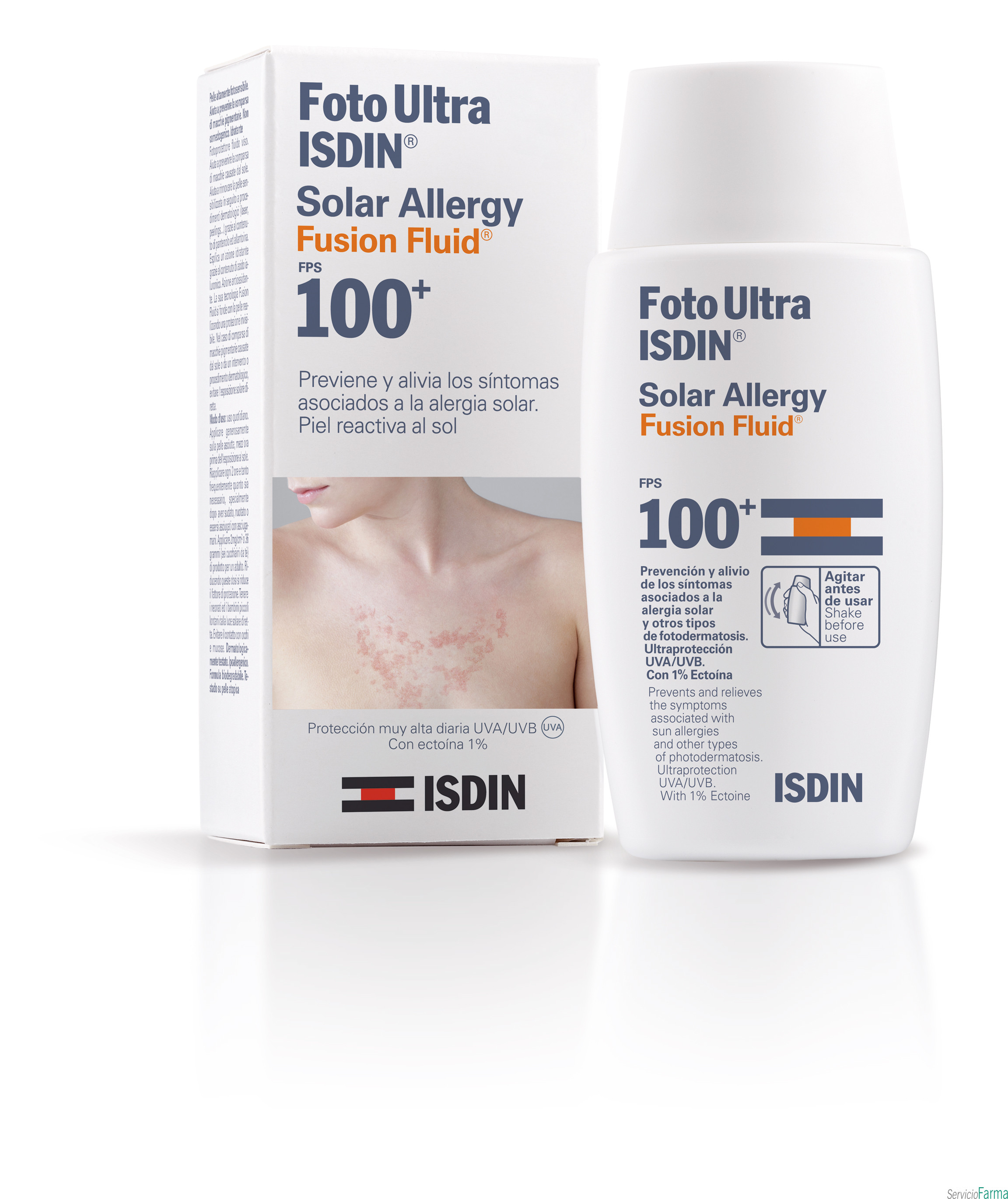 FotoUltra Solar Allergy ISDIN 100+ Fusion Fluid 50 ml