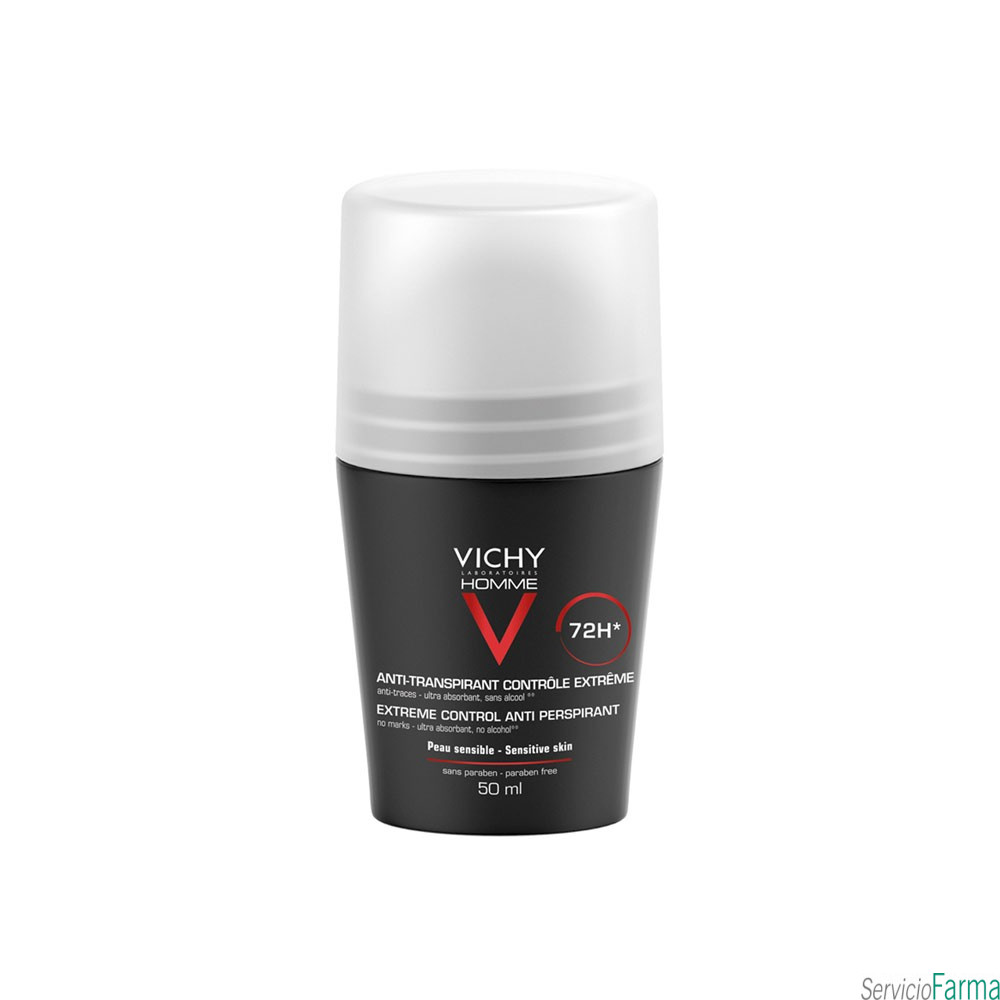 Vichy Homme Desodorante Antitranspirante Control Extremo 72h 50 ml
