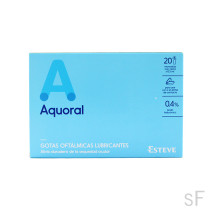 Aquoral Gotas oftálmicas lubricantes Monodosis 20 unidades 