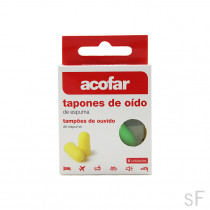 TAPONES OIDOS ACOFARMA ESPUMA 6 U