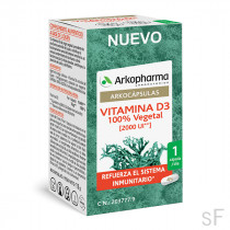 Arkocápsulas Vitamina D3 100% Vegetal 45 cápsulas Arkopharma
