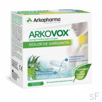 Arkovox dolor de garganta Menta Eucalipto  20 comprimidos