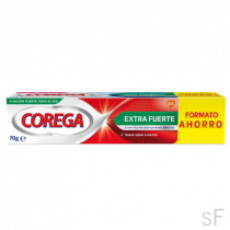 Corega Extra Fuerte Crema Prótesis Dentales Sabor menta 70 g