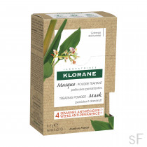 Klorane Champú Mascarilla en Polvo Anticaspa con Galanga 8 sobres