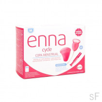 Enna Cycle Copa menstrual TALLA M 2 unidades y aplicador