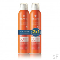 2x1 Rilastil Sun System Spray Transparente SPF50+ 2 x 200 ml