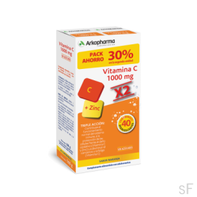 DUPLO Arkovital Vitamina C + Zinc 2 x 20 Comprimidos Efervescentes