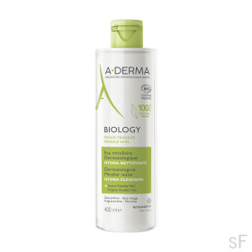 Aderma BIOLOGY Agua micelar Ligera dermatológica hidra-limpiadora 400 ml