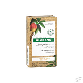 Klorane Champú Sólido Mango Cabello seco 80 g