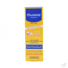 Mustela Leche Solar Rostro SPF50+ 40 ml