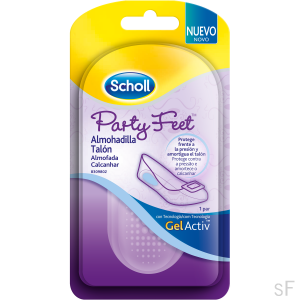 Party Feet / Almohadilla talón Gel Activ - Scholl (1 par)