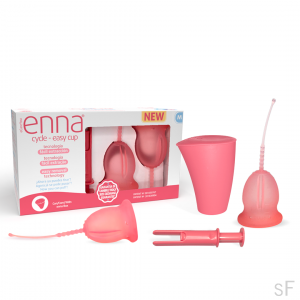 Enna Cycle Easy cup Copa menstrual Talla M 2 copas con aplicador