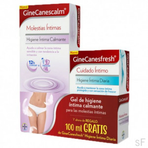 GineCanescalm Higiene Íntima Calmante 200 ml + PRESENTE 100 ml