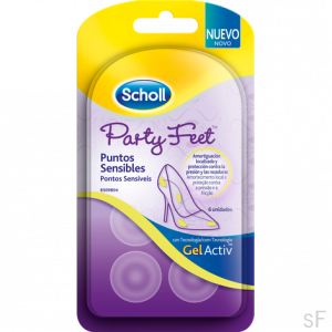 Party Feet / Puntos sensibles Gel Activ - Scholl (6 unidades)